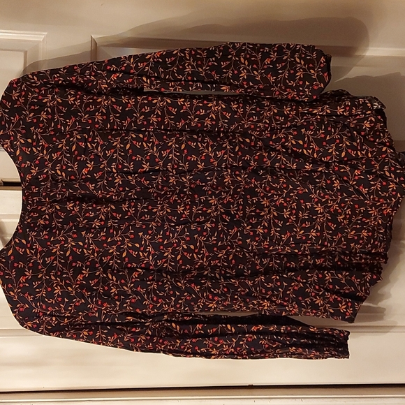 Dark brown, long sleeves blouse. Maternity, Old Navy, L - Picture 2 of 7